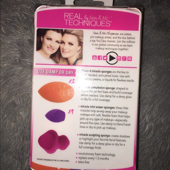 REAL TECHNIQUES 6 MIRACLE SPONGES - Picture 4 of 6